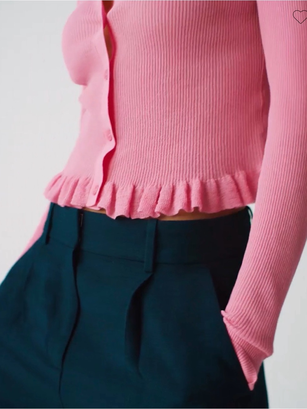 NWT J.Crew Cotton Gauze Ruffle Thing Cardigan Cropped XS - Picture 7 of 9